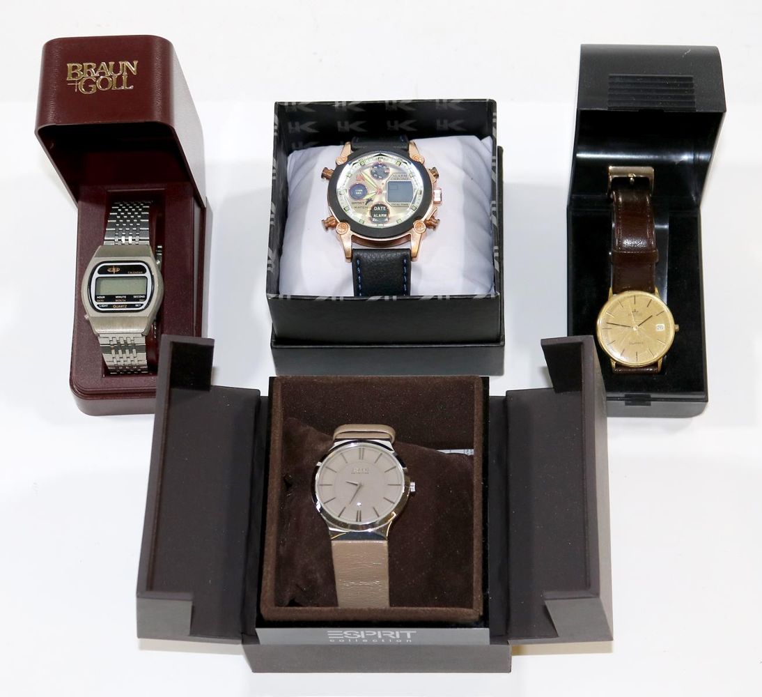 Große Abbildung Nr.3: 137-2517 Armbanduhrensammlung.: (Uhren, Armbanduhren)