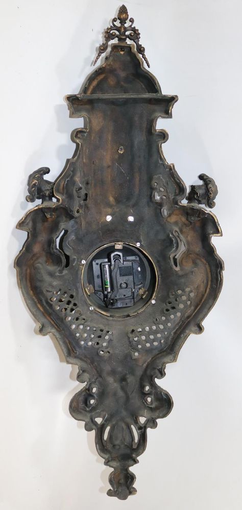 Große Abbildung Nr.3: 137-2528 Kartelluhr Bronze: (Uhren)