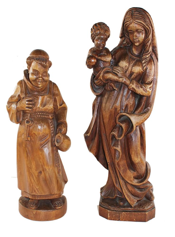 Große Abbildung Nr.1: 137-2555 Madonna: (Volkskunst, Religiöse Volkskunst)