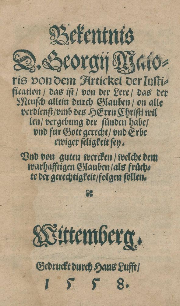 Große Abbildung Nr.1: 137-279 Reformation.: (Alte Drucke, Handschriften und Theologie)