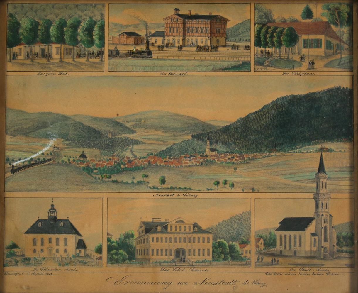 Große Abbildung Nr.1: 137-2797 Neustadt bei Coburg.: (Deutschland)