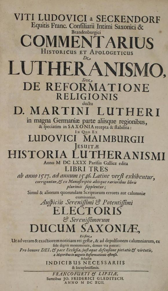 Große Abbildung Nr.1: 137-280 Seckendorf(f),V.L.v.: (Reformation)