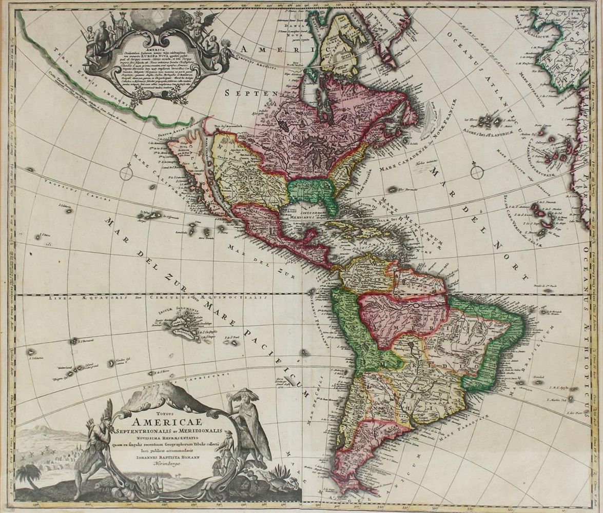 Große Abbildung Nr.1: 137-2844 Amerika.: (Ausland, Amerika)