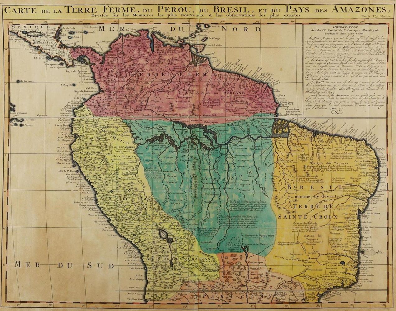 Große Abbildung Nr.1: 137-2854 Südamerika.: (Ausland, Amerika)