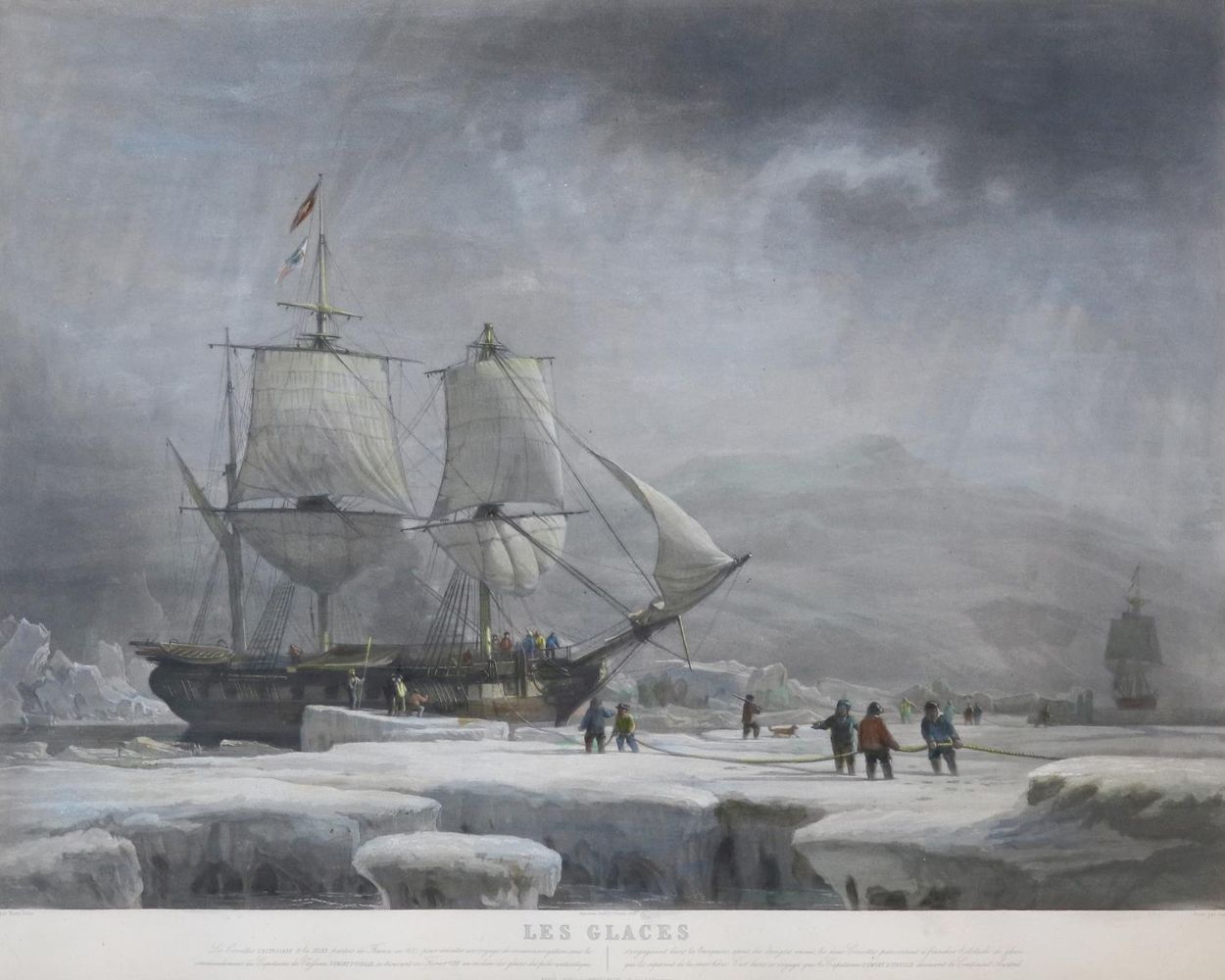Große Abbildung Nr.1: 137-2858 Les Glaces.: (Ausland, Arktis-Antarktis-Nordländer)