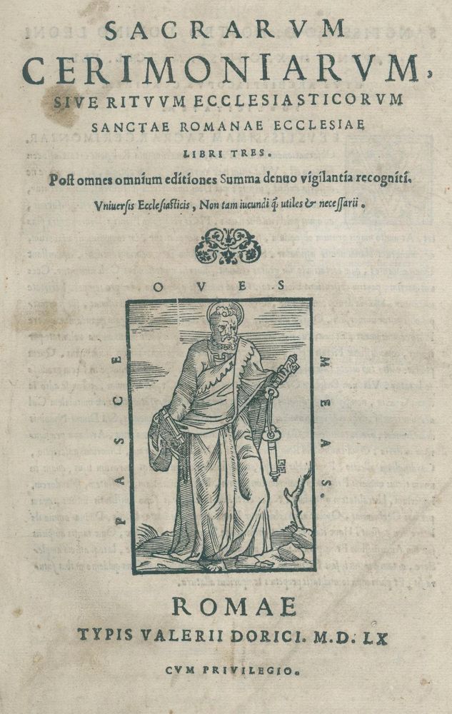 Große Abbildung Nr.1: 137-287 Sacrarum cerimoniarum,: (Alte Drucke, Handschriften und Theologie)
