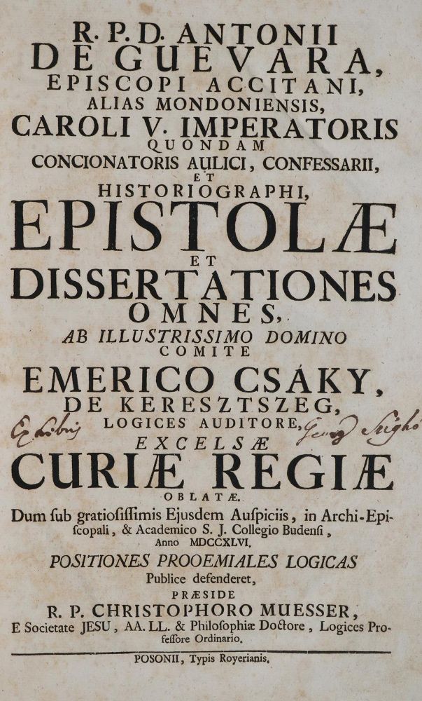Große Abbildung Nr.1: 137-293 Sammlung: (Alte Drucke, Handschriften und Theologie)