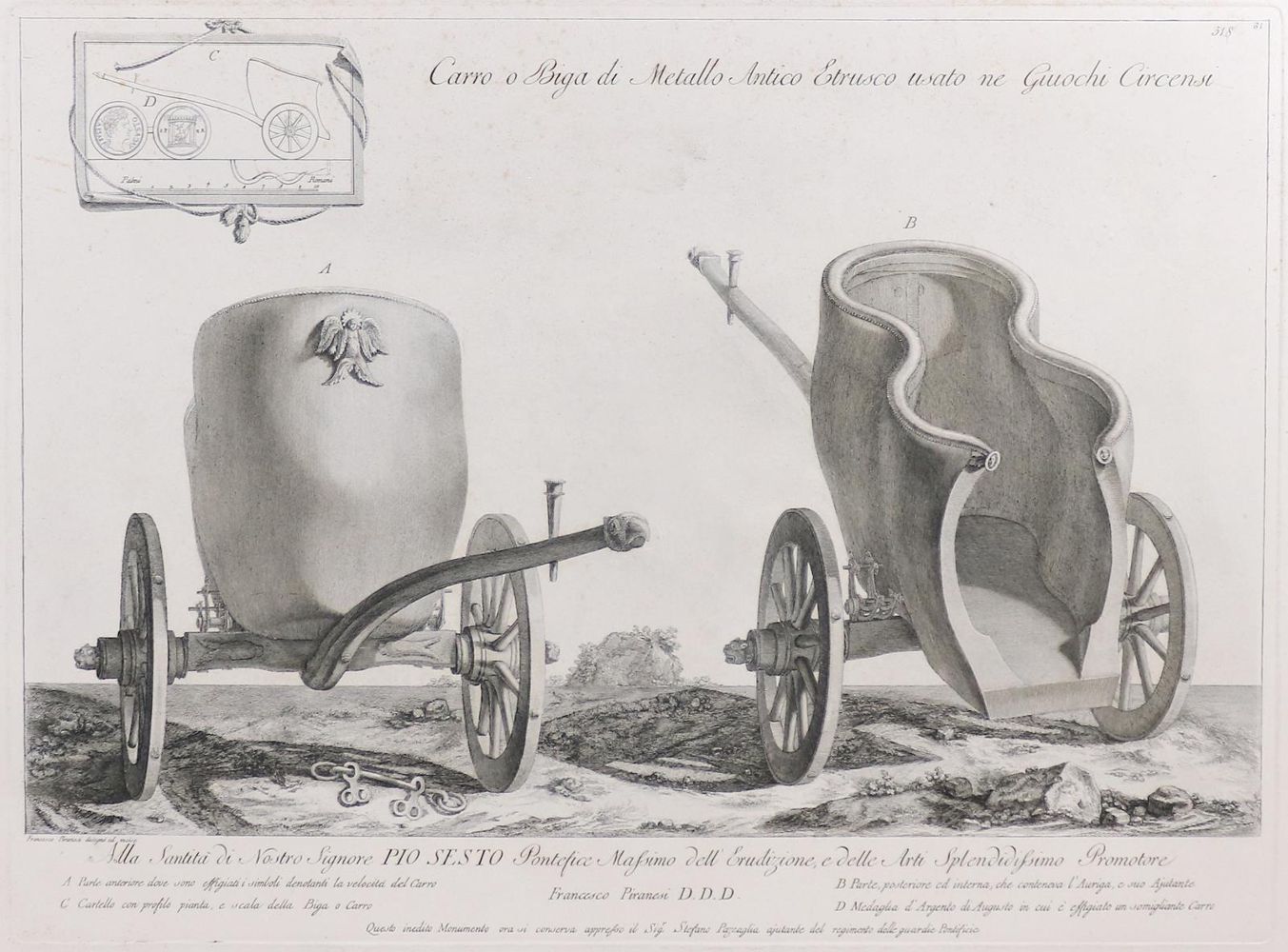 Große Abbildung Nr.1: 137-2943 Piranesi, Francesco.: (Ausland, Italien)
