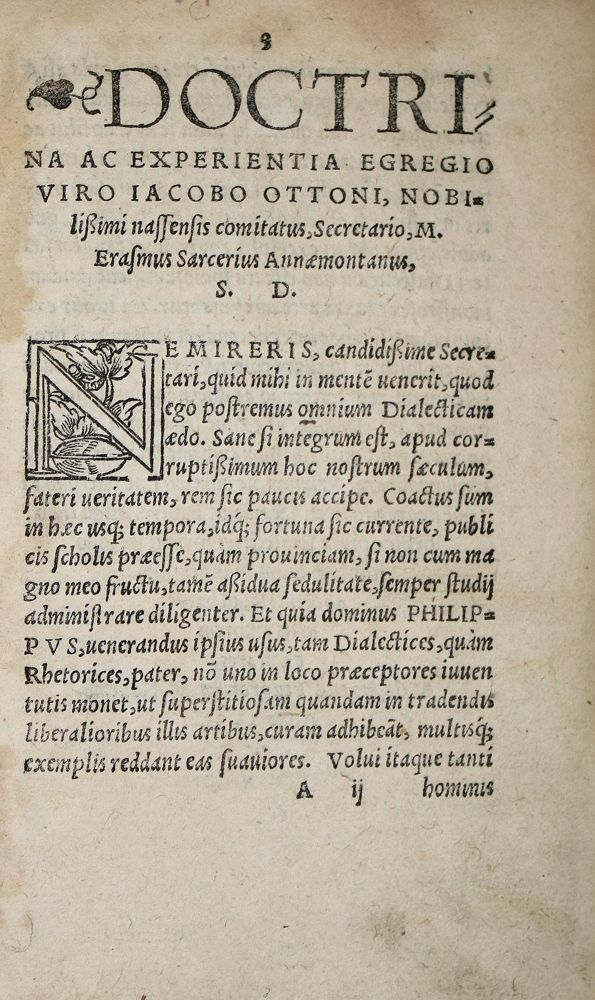 Große Abbildung Nr.1: 137-295 Sarcer(ius),E.: (Alte Drucke, Handschriften und Theologie)