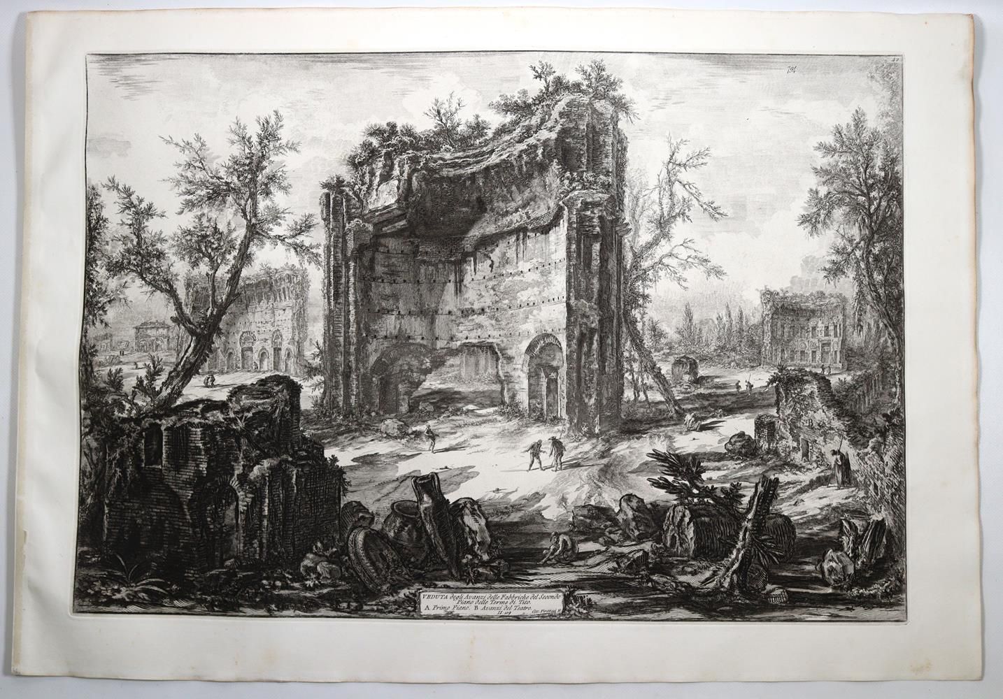 Große Abbildung Nr.1: 137-2951 Piranesi, Giovanni Battista: (Ausland, Italien)