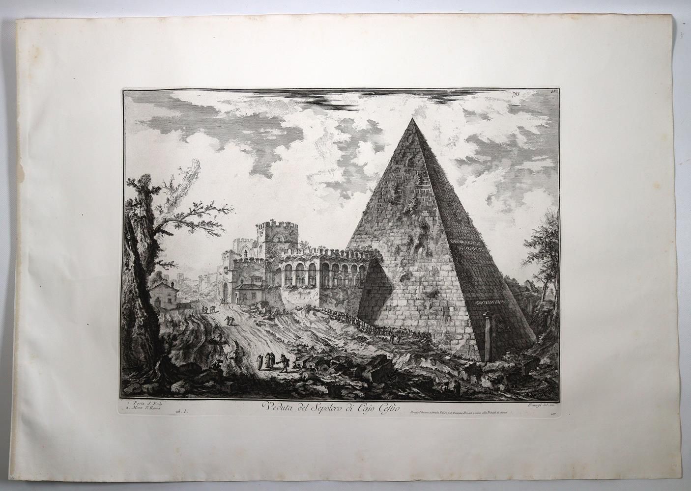 Große Abbildung Nr.1: 137-2952 Piranesi, Giovanni Battista: (Ausland, Italien)