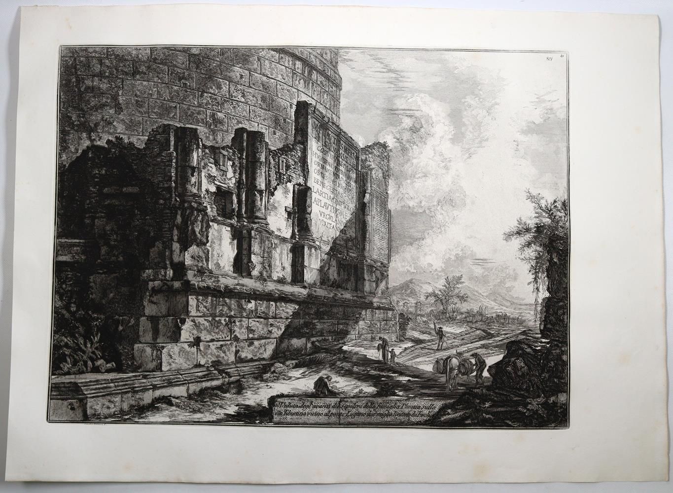 Große Abbildung Nr.1: 137-2957 Piranesi, Giovanni Battista: (Ausland, Italien)