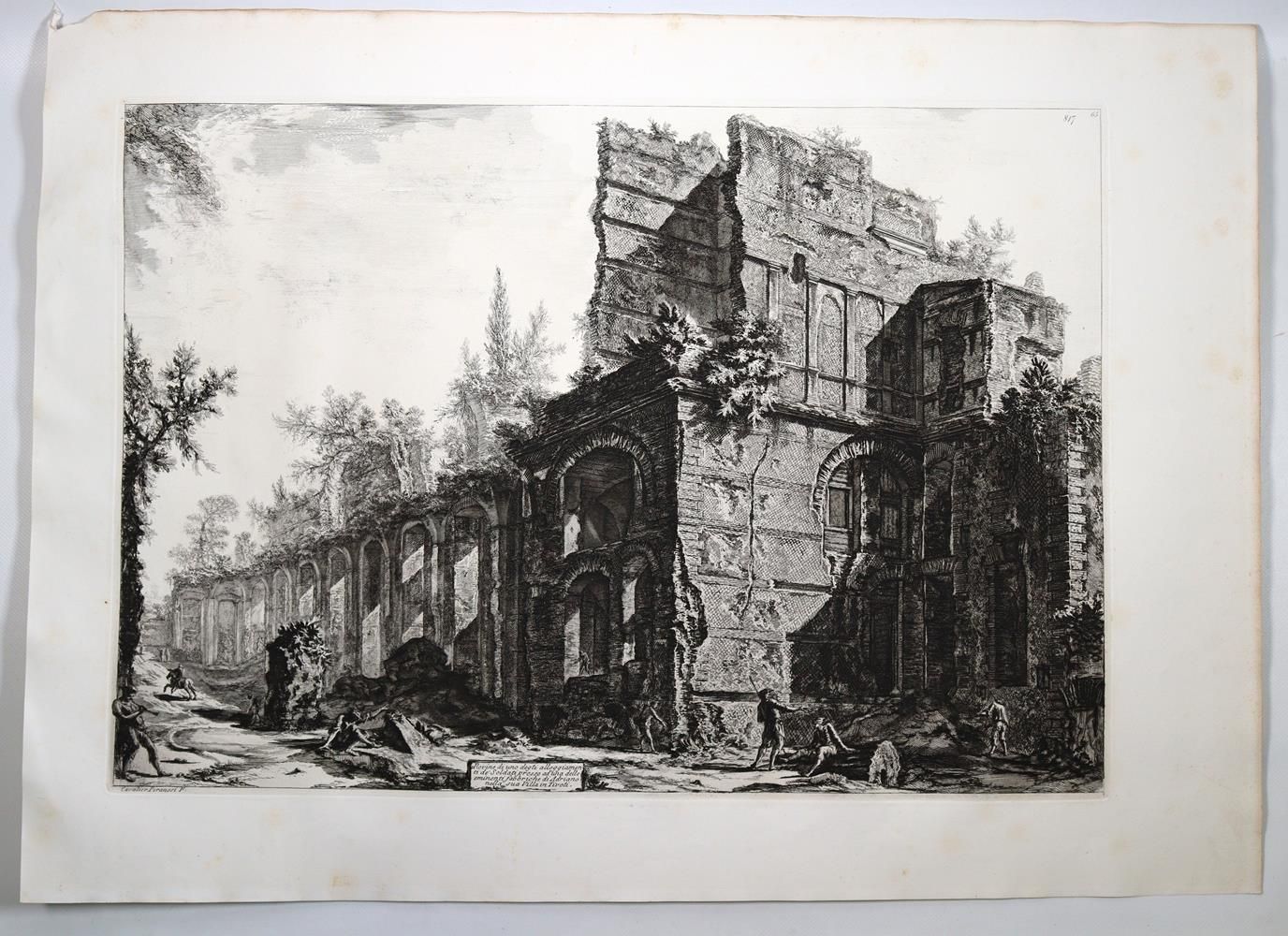 Große Abbildung Nr.1: 137-2959 Piranesi, Giovanni Battista: (Ausland, Italien)