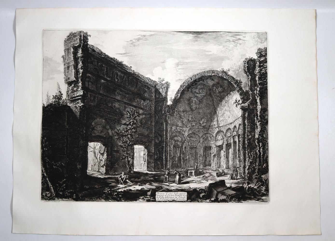 Große Abbildung Nr.1: 137-2961 Piranesi, Giovanni Battista: (Ausland, Italien)