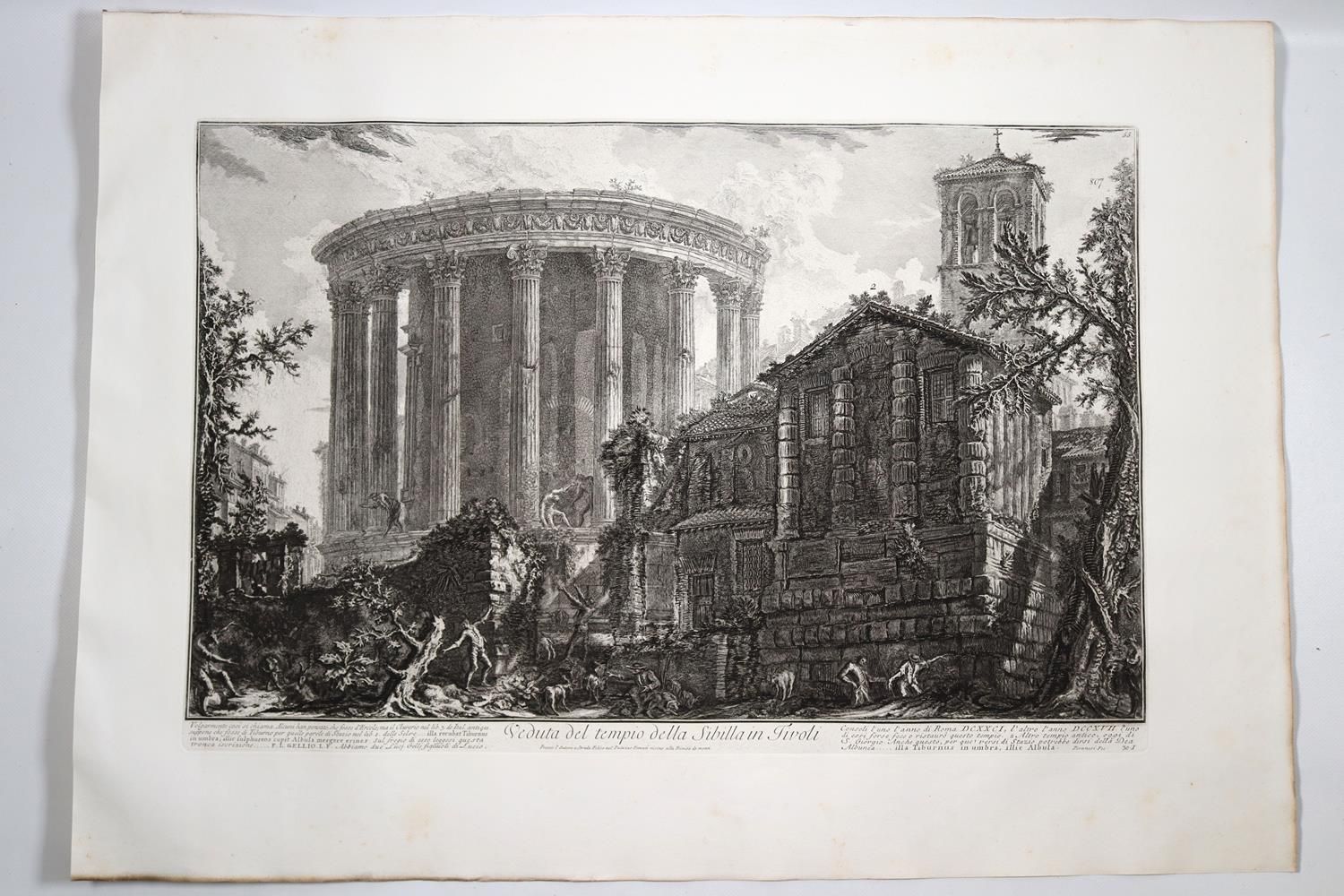 Große Abbildung Nr.1: 137-2977 Piranesi, Giovanni Battista: (Ausland, Italien)