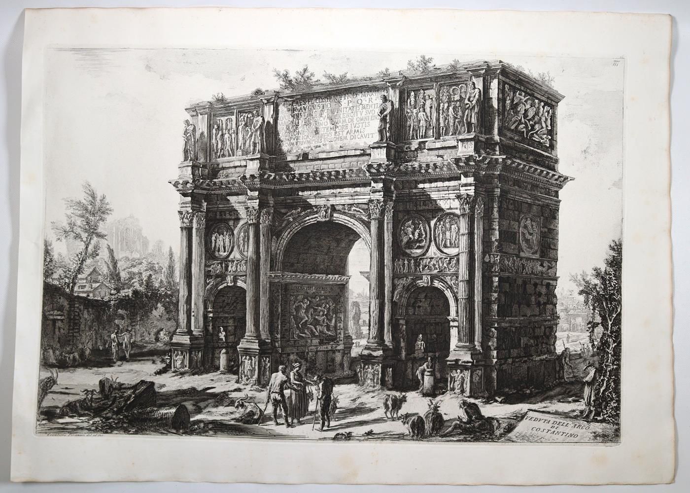 Große Abbildung Nr.1: 137-2980 Piranesi, Giovanni Battista: (Ausland, Italien)