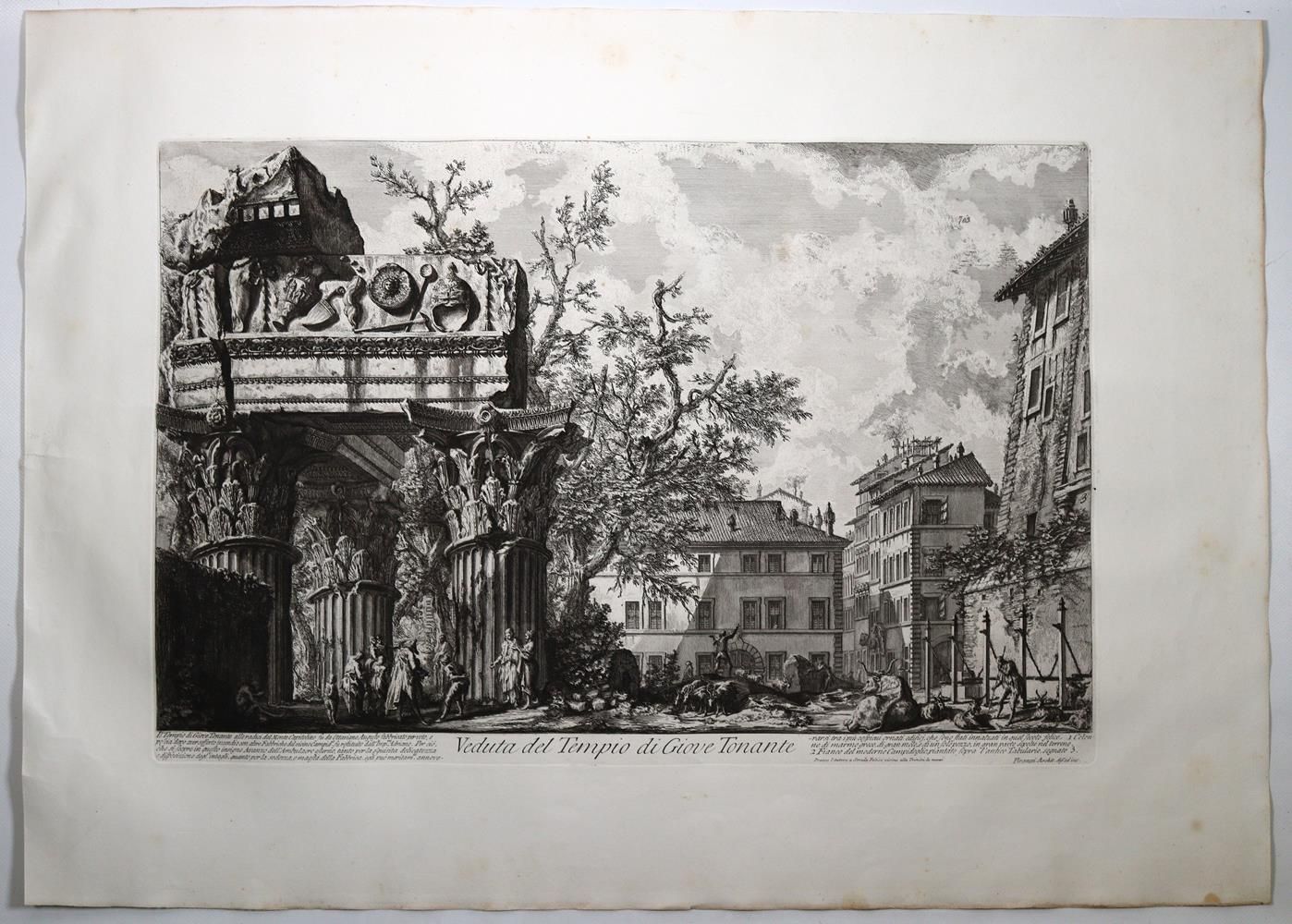Große Abbildung Nr.1: 137-2983 Piranesi, Giovanni Battista: (Ausland, Italien)