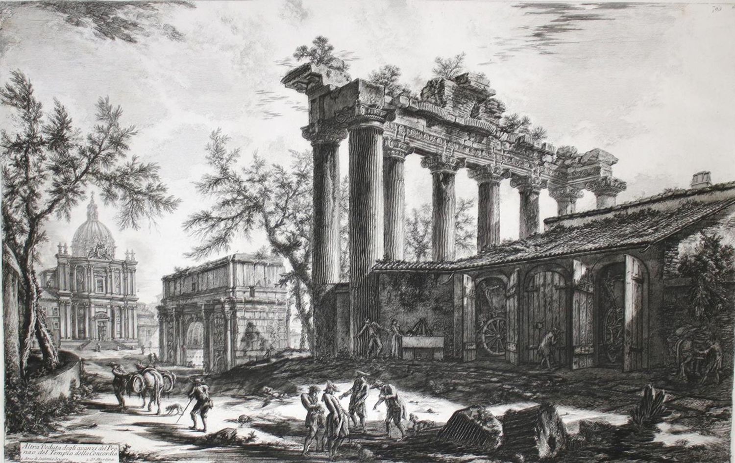 Große Abbildung Nr.1: 137-2985 Piranesi, Giovanni Battista: (Ausland, Italien)