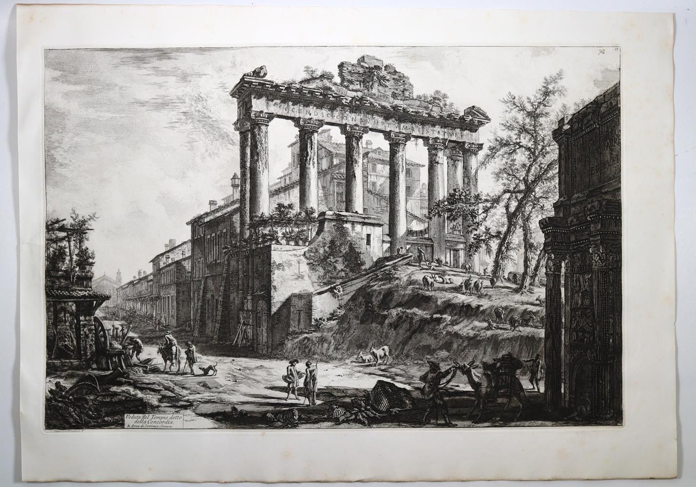 Große Abbildung Nr.1: 137-2987 Piranesi, Giovanni Battista: (Ausland, Italien)