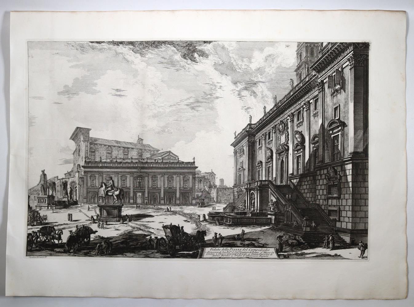 Große Abbildung Nr.1: 137-2990 Piranesi, Giovanni Battista: (Ausland, Italien)