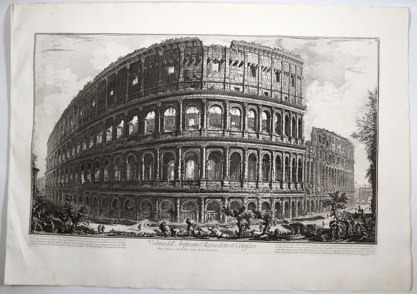 Große Abbildung Nr.1: 137-2992 Piranesi, Giovanni Battista: (Ausland, Italien)