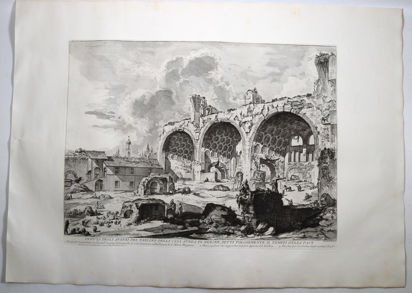 Große Abbildung Nr.1: 137-3004 Piranesi, Giovanni Battista: (Ausland, Italien)