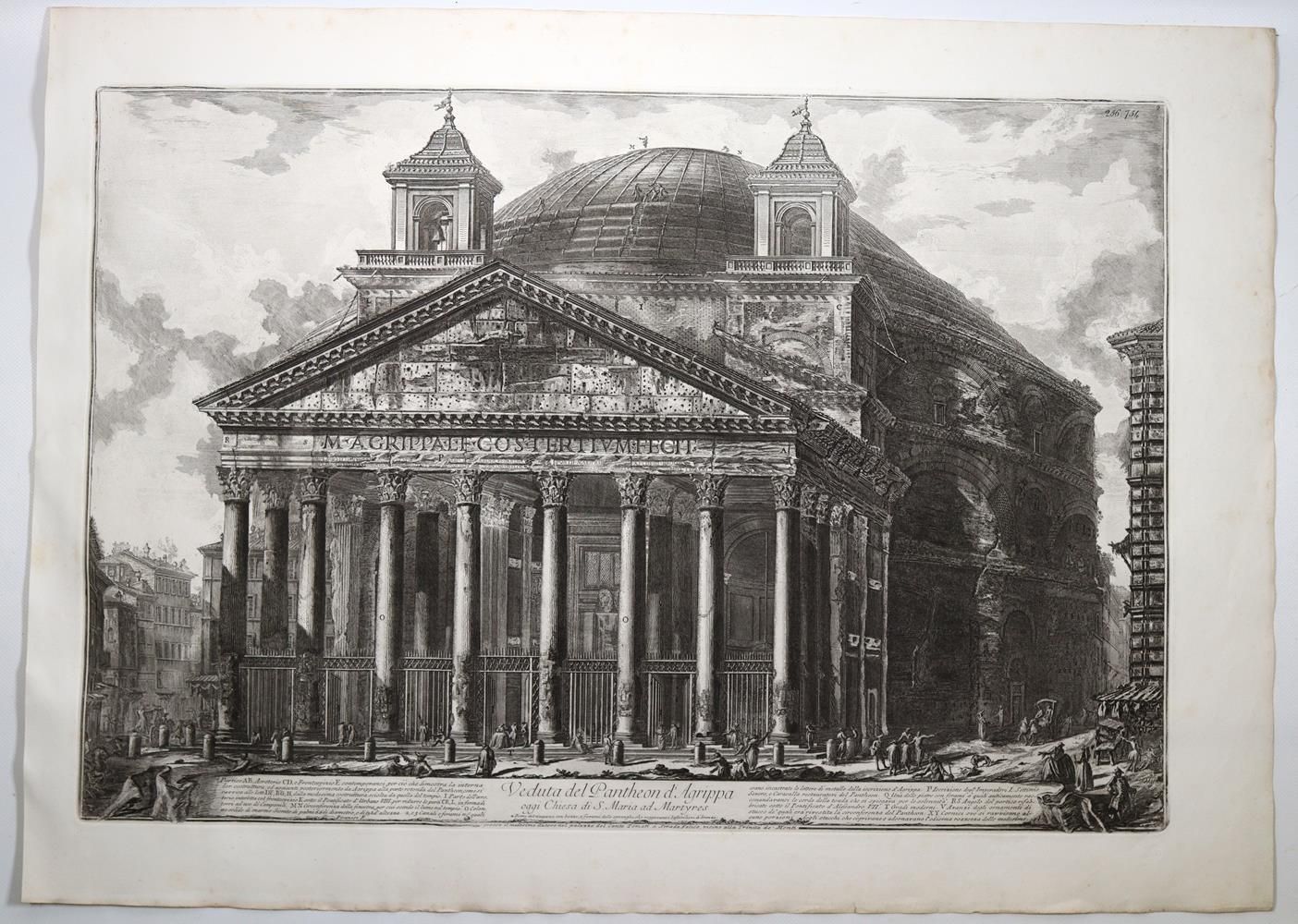 Große Abbildung Nr.1: 137-3005 Piranesi, Giovanni Battista: (Ausland, Italien)