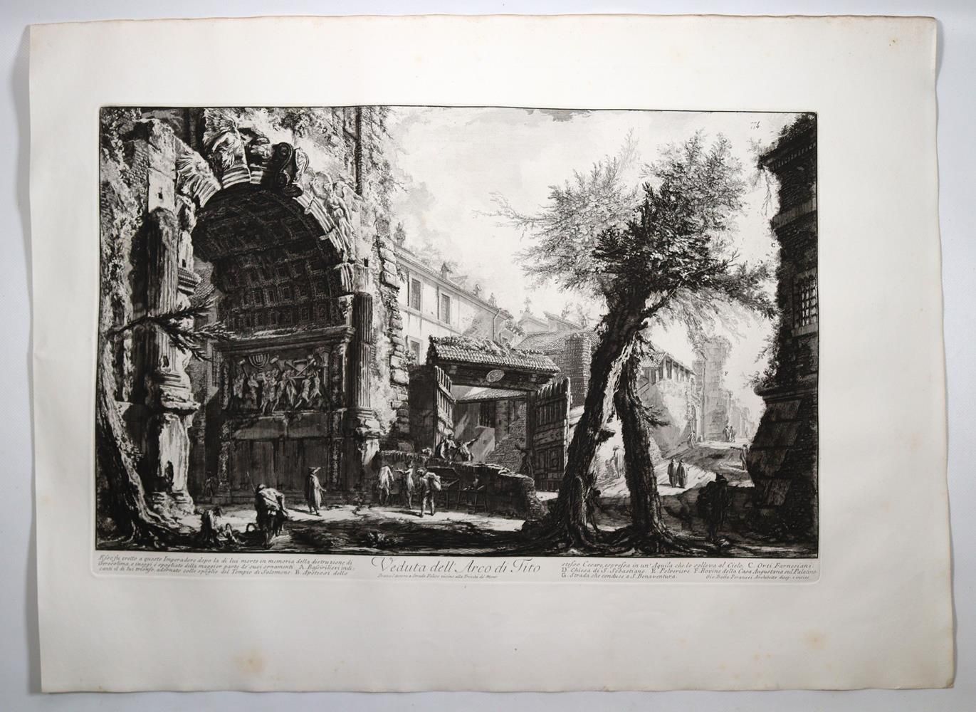 Große Abbildung Nr.1: 137-3009 Piranesi, Giovanni Battista: (Ausland, Italien)