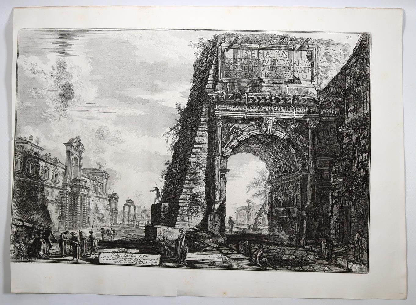 Große Abbildung Nr.1: 137-3010 Piranesi, Giovanni Battista: (Ausland, Italien)