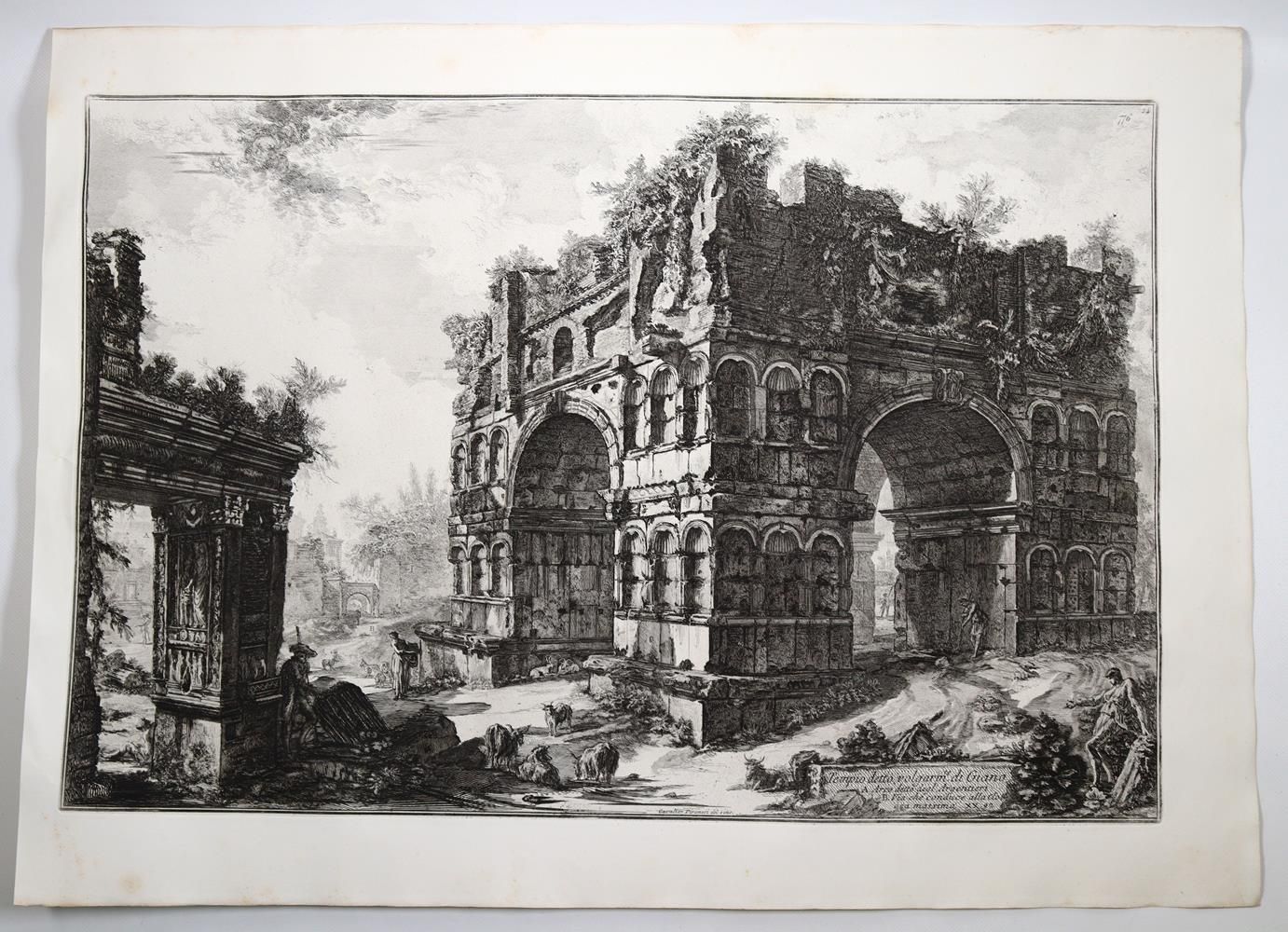 Große Abbildung Nr.1: 137-3016 Piranesi, Giovanni Battista: (Ausland, Italien)