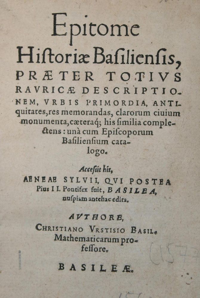 Große Abbildung Nr.1: 137-302 Wurstisen,C.: (Schweiz, Basel)