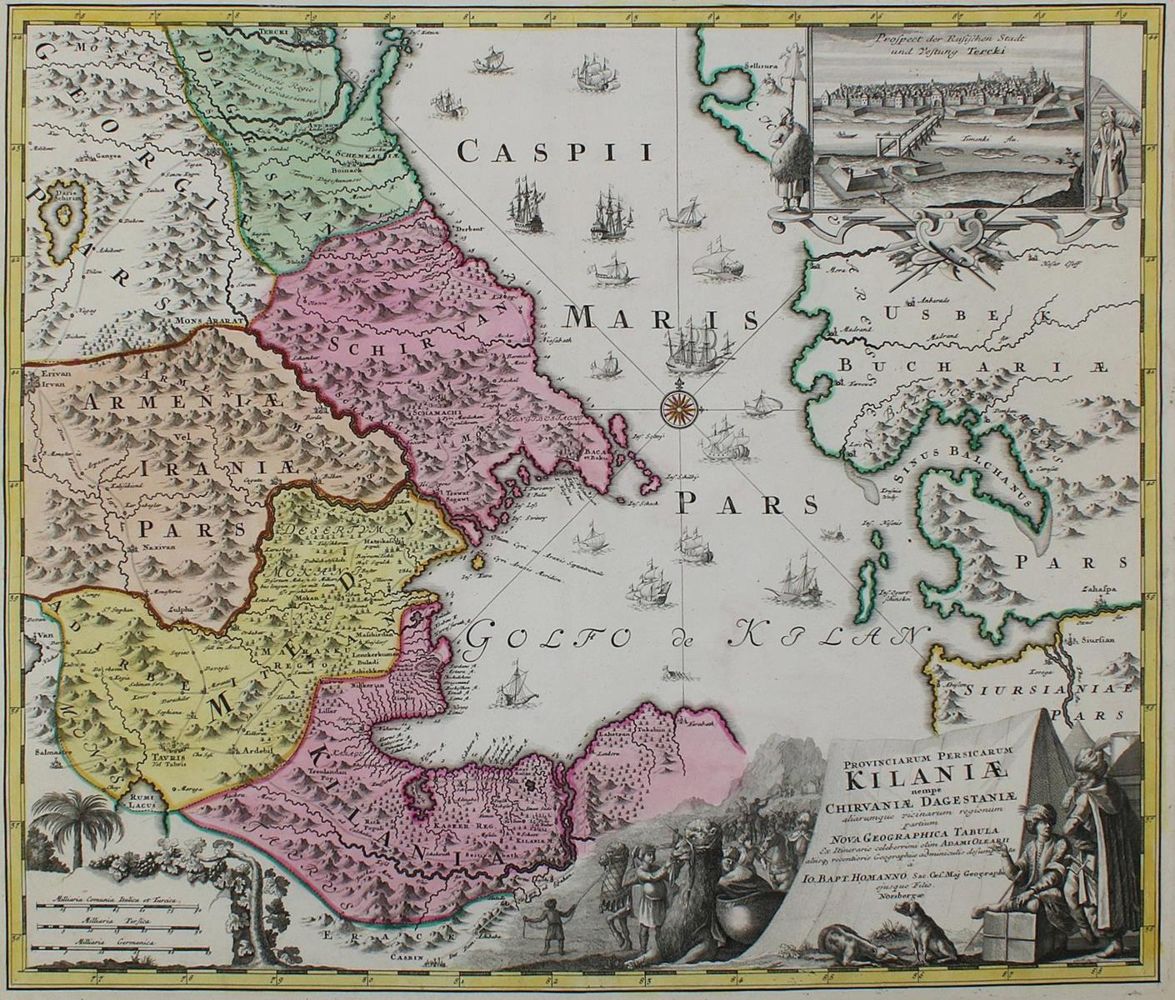 Große Abbildung Nr.1: 137-3076 Kaspisches Meer.: (Ausland, Russland)