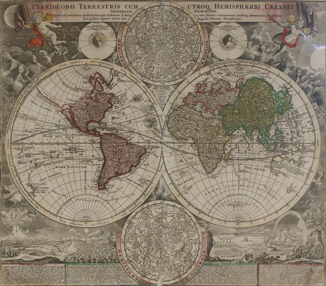 Große Abbildung Nr.1: 137-3122 Weltkarte.: (Ausland)