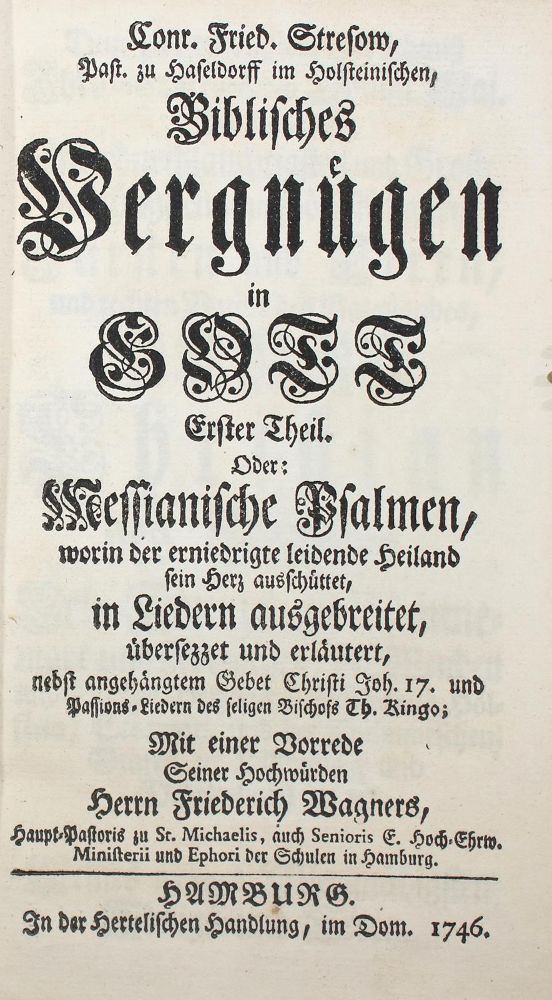 Große Abbildung Nr.3: 137-317 Stresow,C.F.: (Alte Drucke, Handschriften und Theologie)