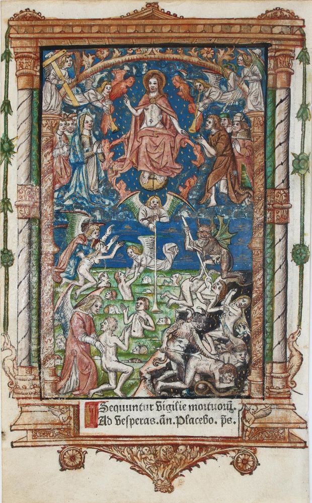 Große Abbildung Nr.1: 137-318 Jüngstes Gericht.: (Stundenbuch)