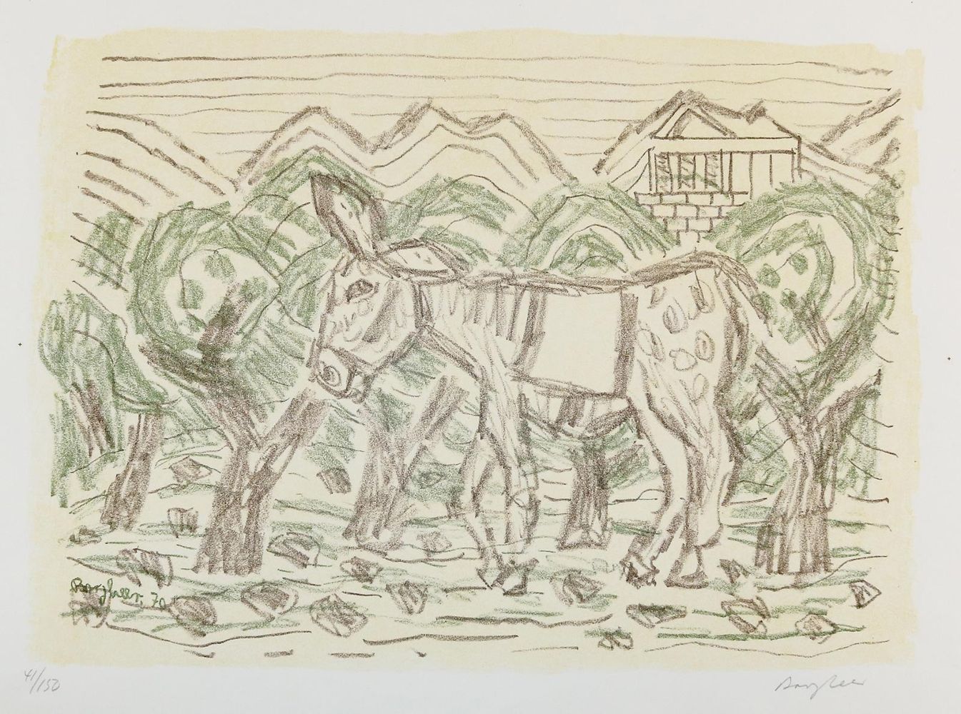 Große Abbildung Nr.1: 137-3189 Bargheer, Eduard: (Künstlergraphik)