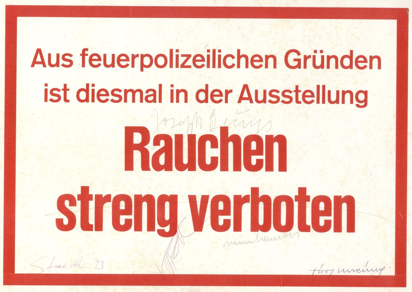 Große Abbildung Nr.1: 137-3217 Beuys, Joseph: (Künstlergraphik)