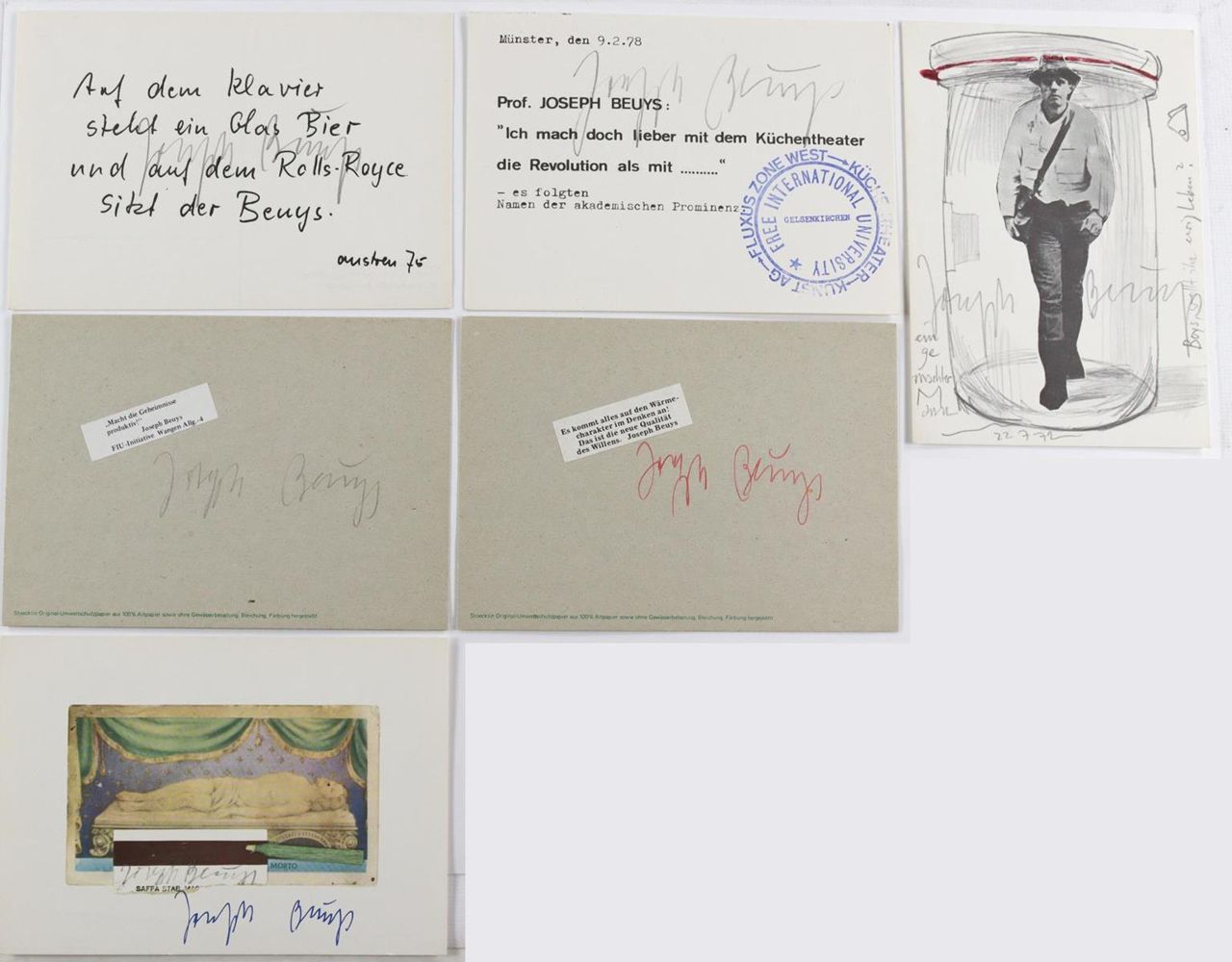 Große Abbildung Nr.2: 137-3219 Beuys, Joseph: (Künstlergraphik)
