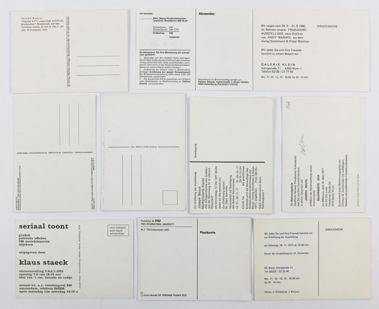 Große Abbildung Nr.11: 137-3220 Beuys, Joseph: (Künstlergraphik)