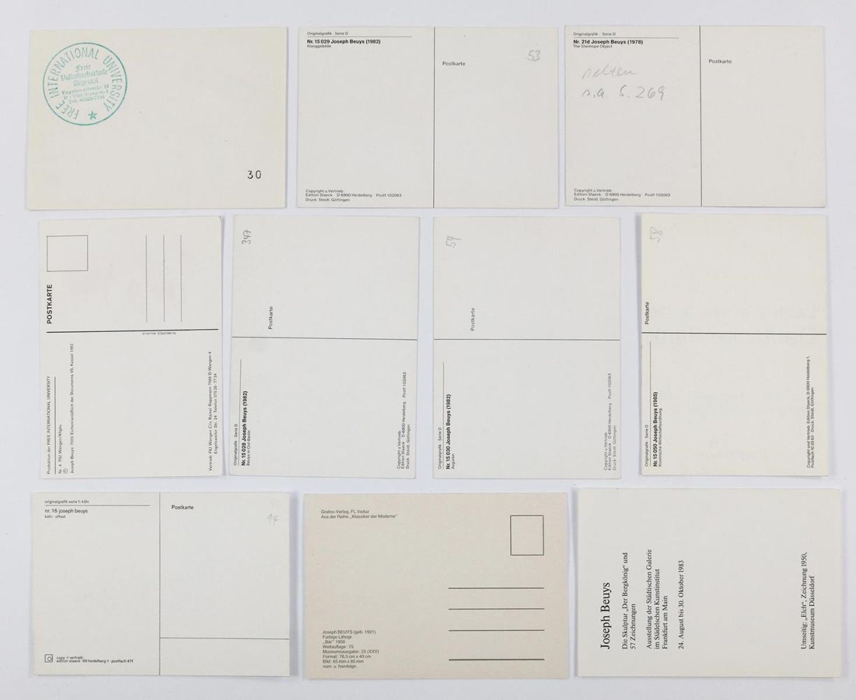 Große Abbildung Nr.11: 137-3223 Beuys, Joseph: (Künstlergraphik)