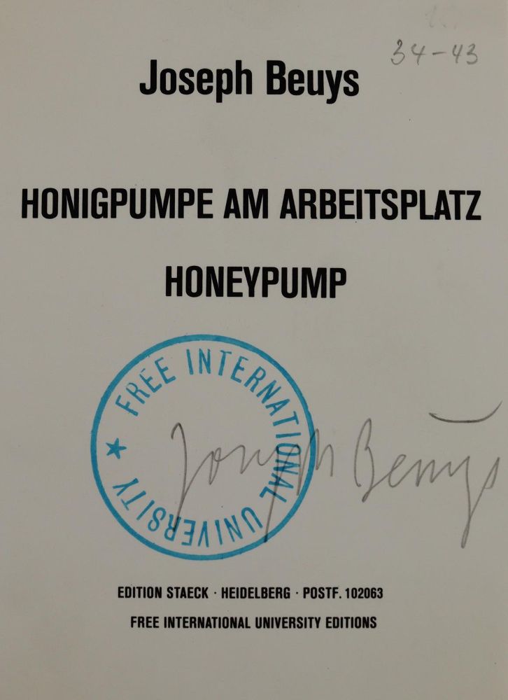 Große Abbildung Nr.1: 137-3228 Beuys, Joseph: (Künstlergraphik)