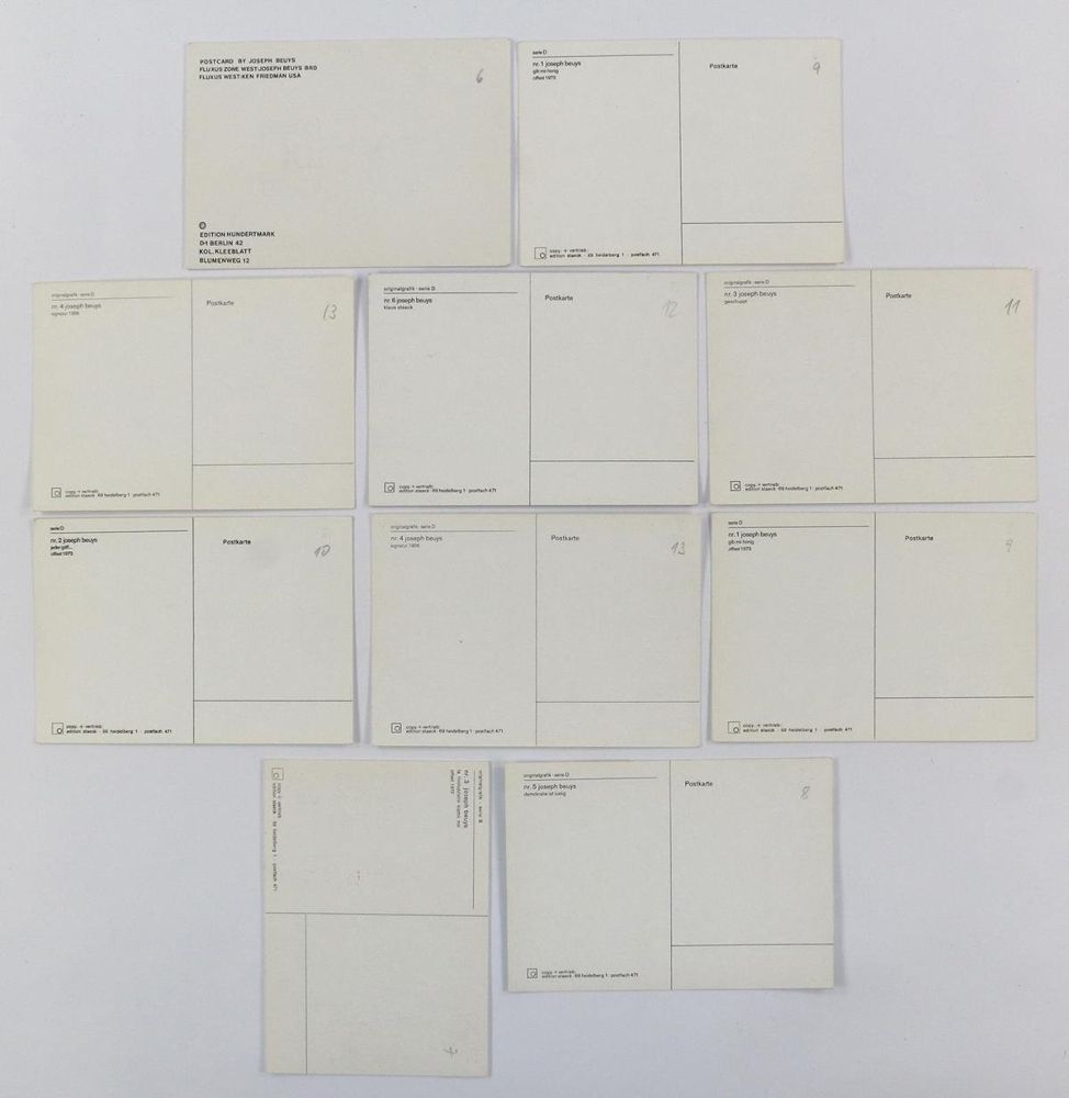 Große Abbildung Nr.11: 137-3229 Beuys, Joseph: (Künstlergraphik)