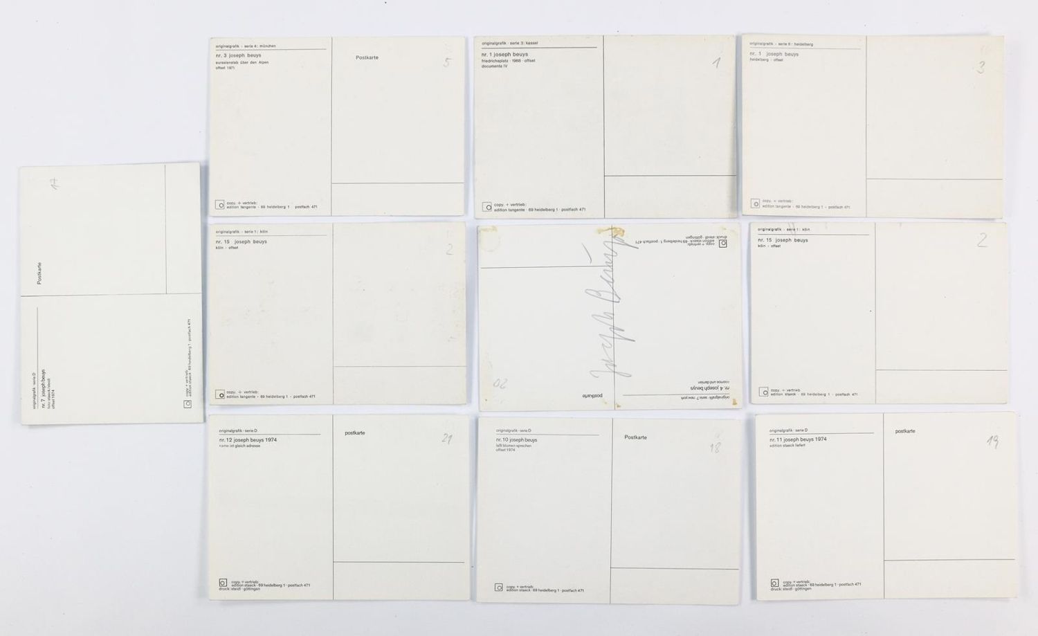Große Abbildung Nr.11: 137-3230 Beuys, Joseph: (Künstlergraphik)
