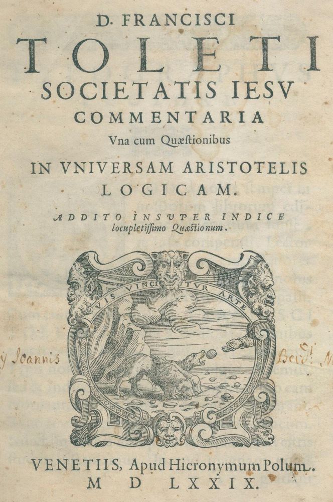 Große Abbildung Nr.1: 137-325 Toledo,F.: (Alte Drucke, Handschriften und Theologie)