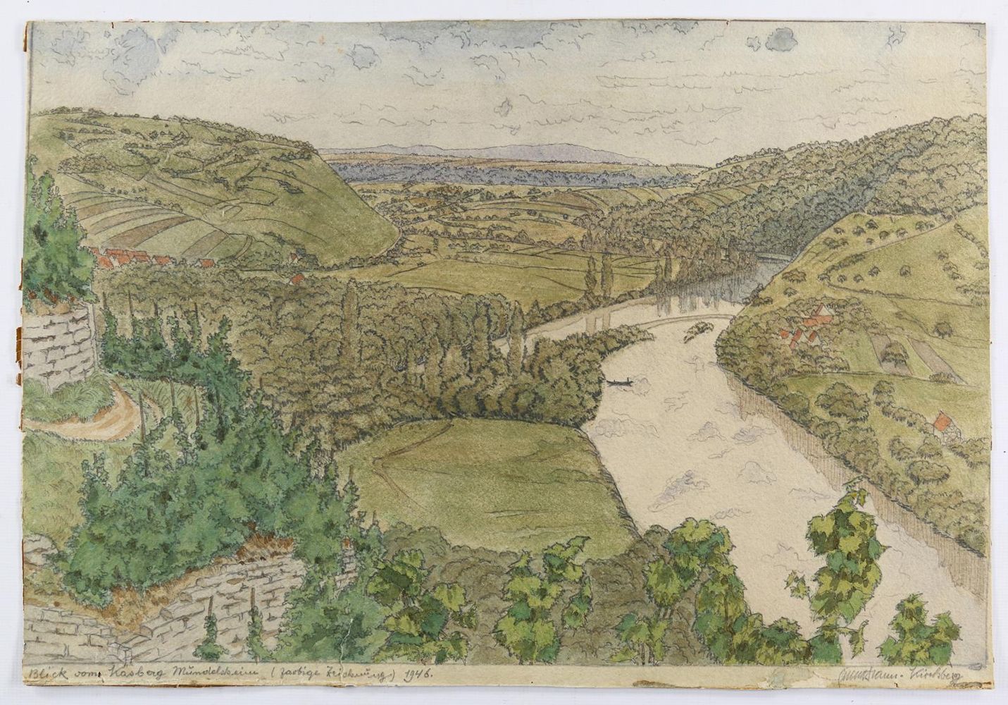 Große Abbildung Nr.1: 137-3258 Braun-Kirchberg, Hans Emil: (Künstlergraphik)