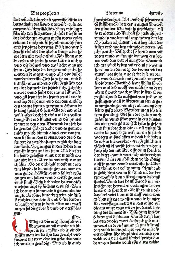 Große Abbildung Nr.1: 137-33 Biblia germanica.: (Bibeln)