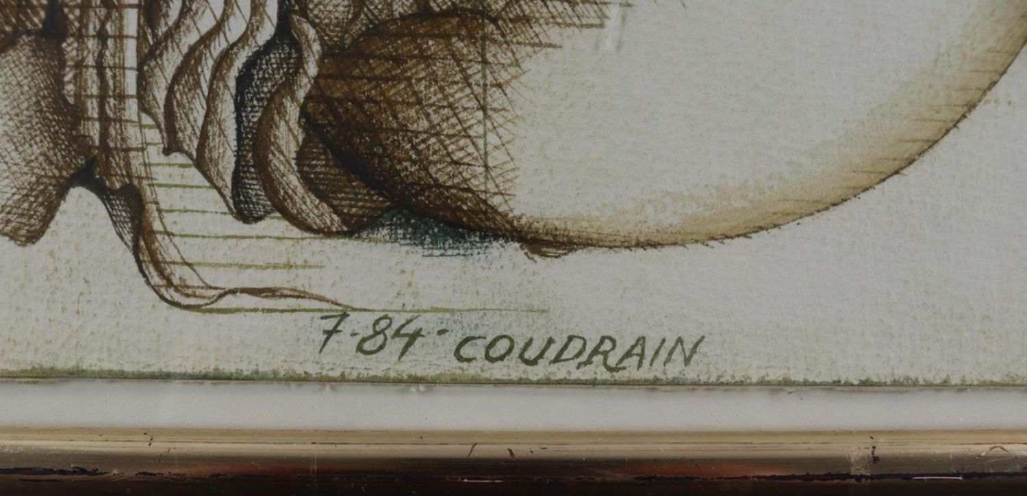 Große Abbildung Nr.2: 137-3317 Coudrain, Brigitte: (Künstlergraphik)