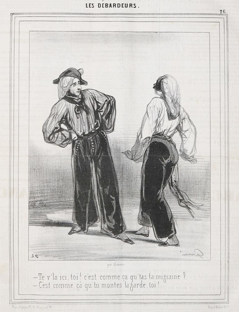 Große Abbildung Nr.1: 137-3327 Daumier.: (Künstlergraphik)
