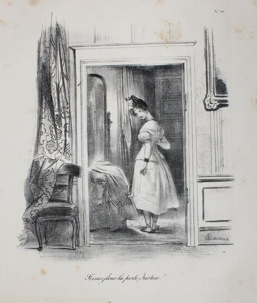 Große Abbildung Nr.3: 137-3329 Deveria, Achille (Jacques Jean Marie): (Künstlergraphik)