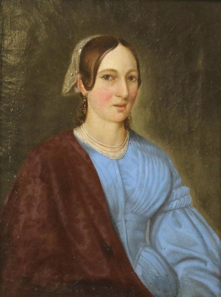 Große Abbildung Nr.1: 137-3411 Frauenportrait.: (Künstlergraphik)